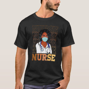 Camiseta Disfraz de enfermera negra 2022 Orgulloso de la hi