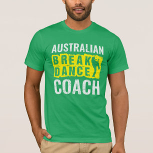 Camiseta Disfraz de equipo de entrenador australiano de bre