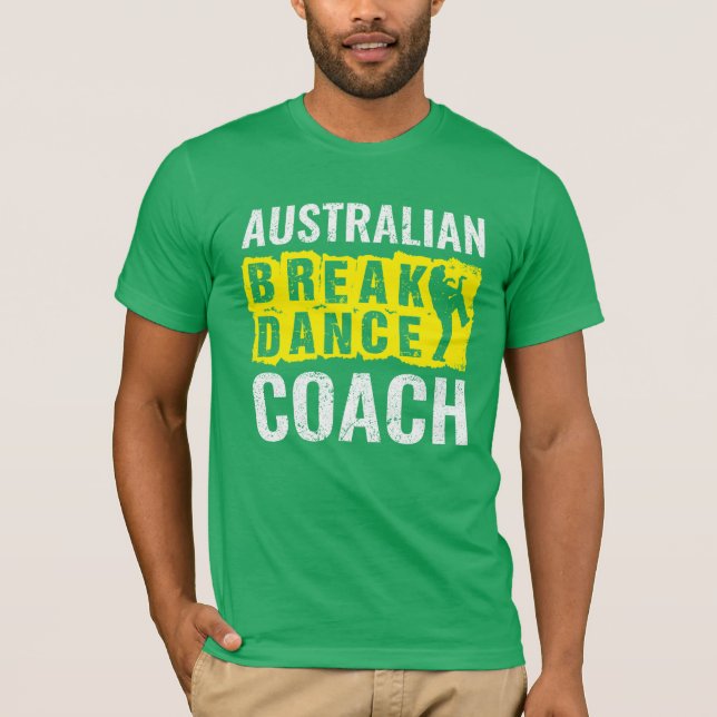 Camiseta Disfraz de equipo de entrenador australiano de bre (Anverso)