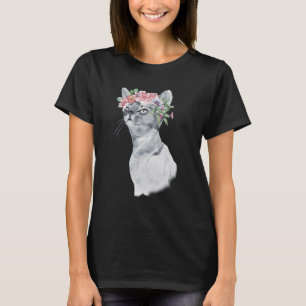 Camiseta Disfraz de espíritu animal cabeza de gato salvaje