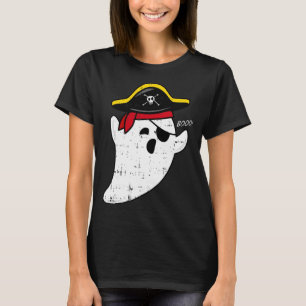 Camiseta Disfraz de fantasma pirata espeluznante lindo para