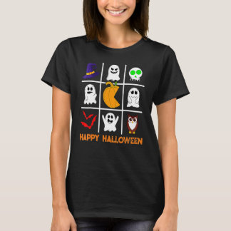 Camiseta Disfraz de fantasmas comiendo calabaza para Hallow