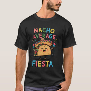 Camiseta Disfraz de Fiesta Mexicana Nacho Divertido Taco Pr