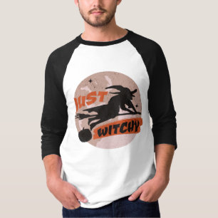 Camiseta Disfraz de fiesta retro de bruja de Halloween