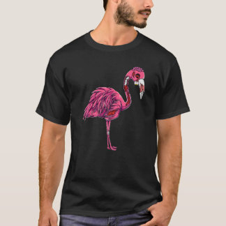 Camiseta Disfraz de flamenco zombie espeluznante y espantos