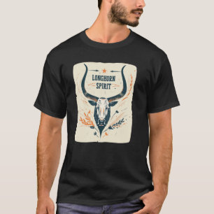 Camiseta Disfraz de ganado longhorn para niños y adultos