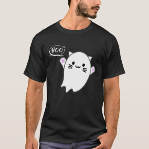 Camiseta Disfraz de Gatito de Halloween Lindo Volando Fanta