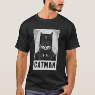 Camiseta Disfraz de gato Catman Felino Animal Cool