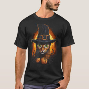 Camiseta disfraz de gato de Halloween fiesta calabaza gatit