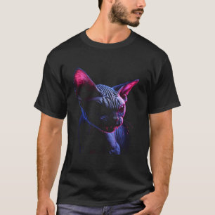 Camiseta Disfraz de gato Sphynx divertido y espeluznante pa
