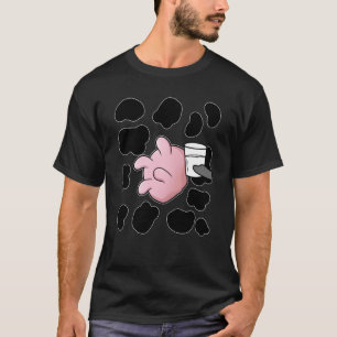 Camiseta Disfraz de granjero granjero granjero de leche de
