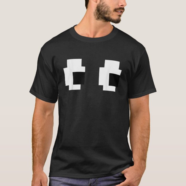 Camiseta Disfraz de grupo de Halloween de 8 bits de los 80 (Anverso)