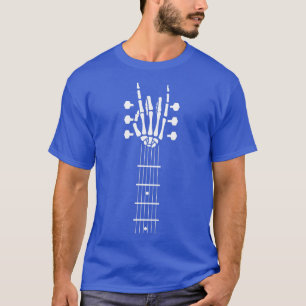Camiseta Disfraz de guitarra manual de esqueleto Guay Easy 