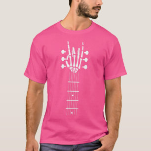 Camiseta Disfraz de guitarra manual de esqueleto Guay Easy