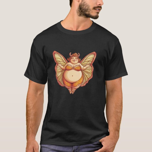 Camiseta Disfraz de hada gorda guapo (Anverso)