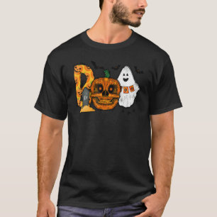 Camiseta Disfraz de Halloween Boo Groovy Espeluznante Boo C