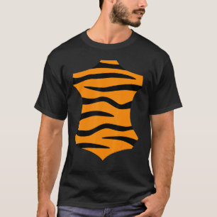 Camiseta Disfraz de Halloween con el pecho del tigres mascu