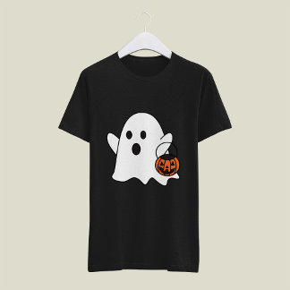 Camiseta Disfraz de Halloween con fantasma retro pequeño