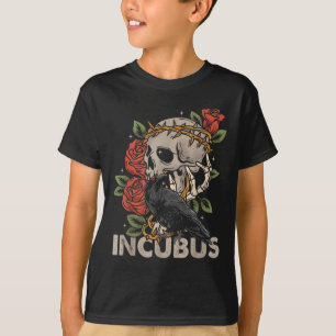 Camiseta Disfraz de Halloween con flor de flor izquierda de