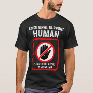 Camiseta Disfraz de Halloween de apoyo emocional humano