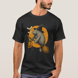 Camiseta Disfraz de Halloween de calabaza sombrero de bruja