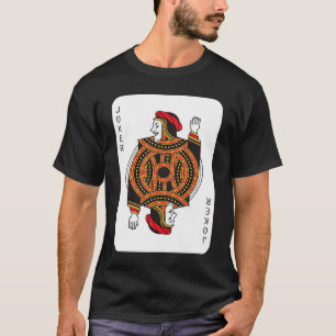 Camiseta disfraz de Halloween de carta de juego de comodín
