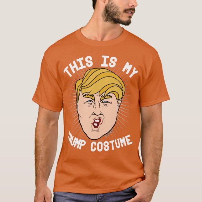 Camiseta Disfraz de Halloween de Donald Trump (Anverso)
