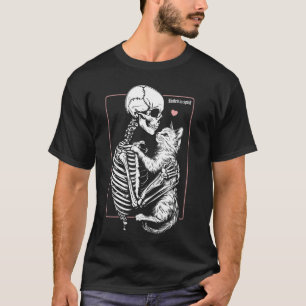 Camiseta Disfraz de Halloween de Esqueleto Abraza a Mamá Ga