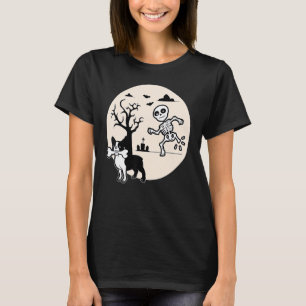 Camiseta Disfraz de Halloween de esqueleto de hueso para pe