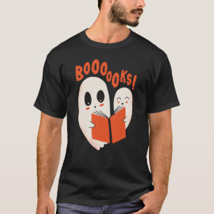 Camiseta Disfraz de Halloween de fantasma gusano de libro d