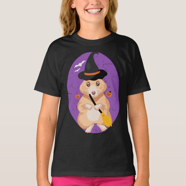 Camiseta Disfraz de Halloween de Hamster (Anverso)
