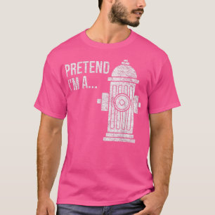 Camiseta Disfraz de Halloween de hidrantes de fuego finge q
