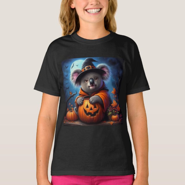 Camiseta Disfraz de Halloween de Koala (Anverso)