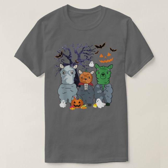 Camiseta Disfraz de Halloween de la bruja de Halloween (Diseño del anverso)
