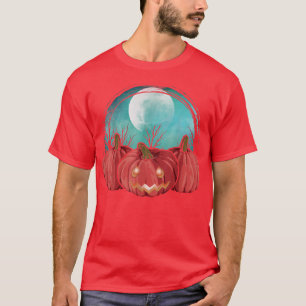 Camiseta Disfraz de Halloween de luna llena Jack O Lantern 