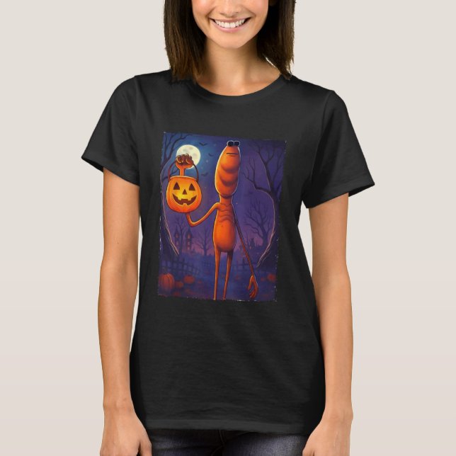 Camiseta Disfraz de Halloween de Marcus The Worm (Anverso)