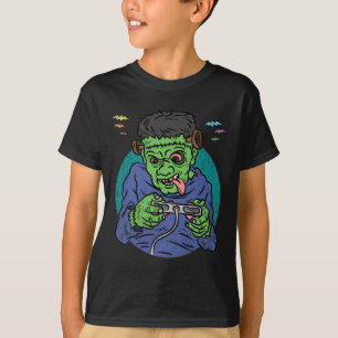 Camiseta Disfraz de Halloween de Monstruo Gamer Videojuegos