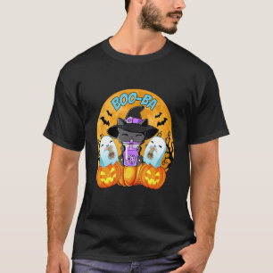 Camiseta Disfraz de Halloween de pompa de té de gato fantas