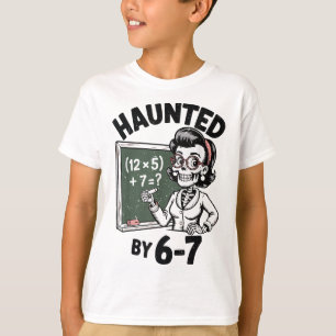 Camiseta Disfraz de Halloween de profesor de matemáticas es