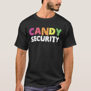 Camiseta Disfraz de Halloween de Seguridad de Caramelos Div