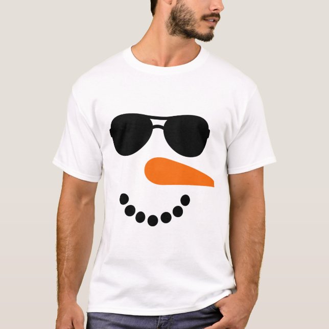 Camiseta Disfraz de Halloween de Snowman (Anverso)