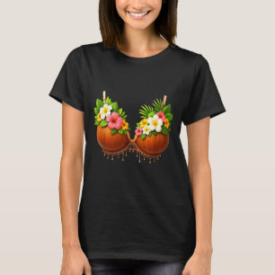 Camiseta Disfraz de Halloween de sujetador de coco DIY dive