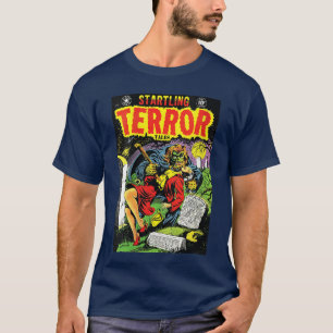Camiseta Disfraz de Halloween de terror femenino vintage de