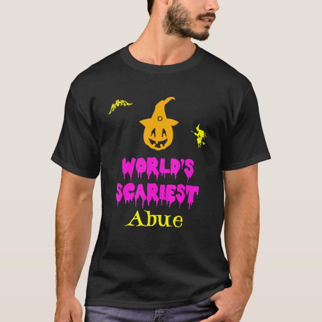 Camiseta Disfraz de Halloween, el abuso más precario del mu (Anverso)