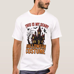 Camiseta Disfraz de Halloween Espeluznante Casa Embrujada C