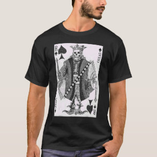 Camiseta Disfraz de Halloween Esqueleto El Rey Satanás