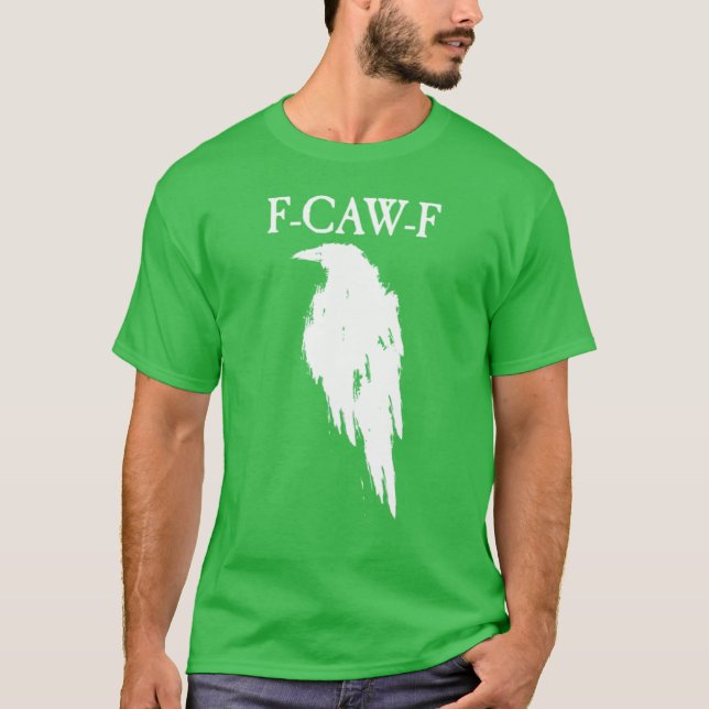 Camiseta Disfraz de Halloween F Caw F (Anverso)