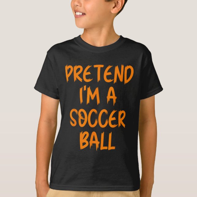 Camiseta Disfraz de Halloween Falso Soy un Ll de Fútbol Per (Anverso)