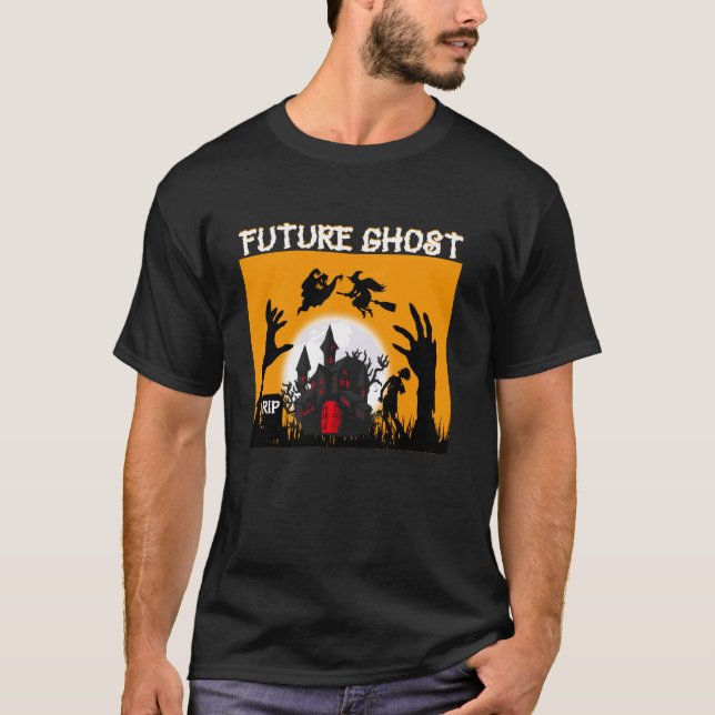 Camiseta Disfraz de Halloween Fantasma del Futuro (Anverso)