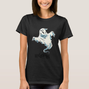 Camiseta Disfraz de Halloween Fantasma Espeluznante Aspecto